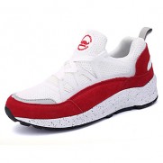 Women's Sneakers Spring / Fall Comfort Suede Athletic / Casual Platform Others / Lace-up Black / Red / Gray Sneaker