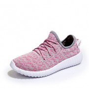 Running Women's SneakersComfort Tulle Outdoor / Athletic / Casual Flat Heel Slip-on Pink / White / Gray Fashion Sneaker